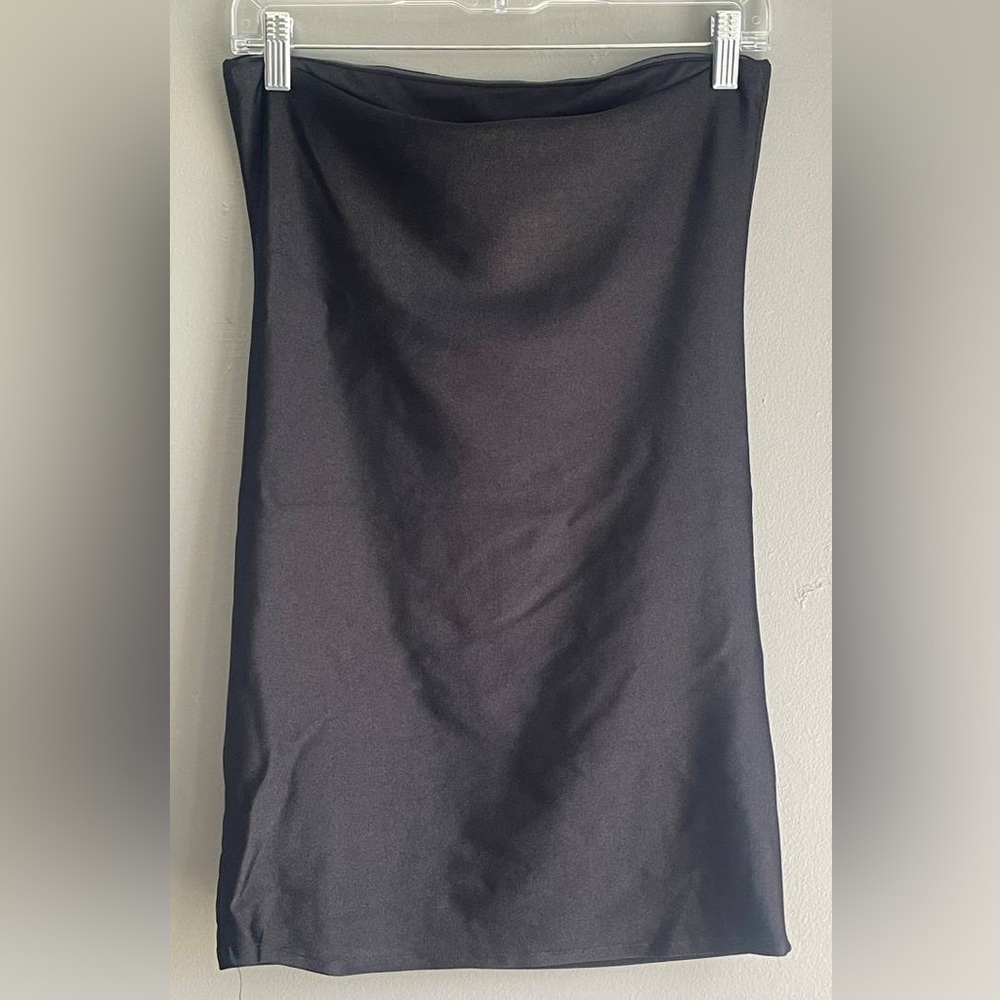 Good American Black Strapless Dress Body Con Mini Dress Tube Top Party‎ Sz 4